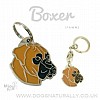 Deluxe Boxer Tag or Keyring (Fawn)